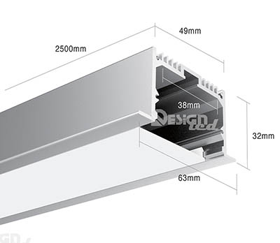 Профиль алюминиевый LE.6332 DesignLed